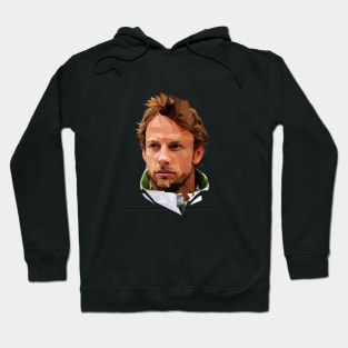 Jenson Button low poly Hoodie